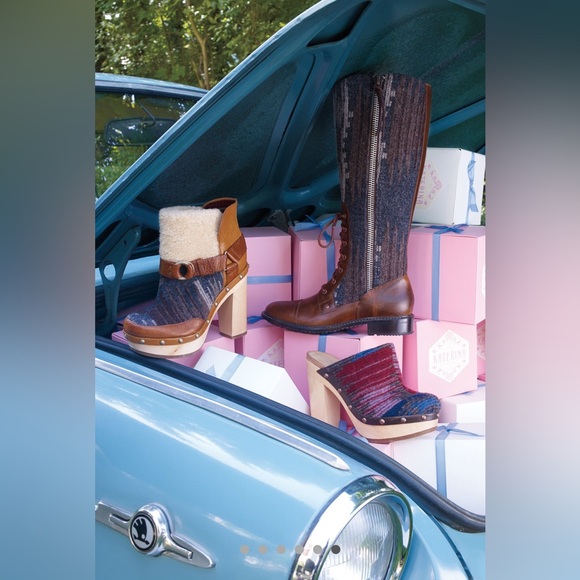 ANTHROPOLOGIE X WOOLRICH Artist Booties 7.5 - Picture 15 of 16